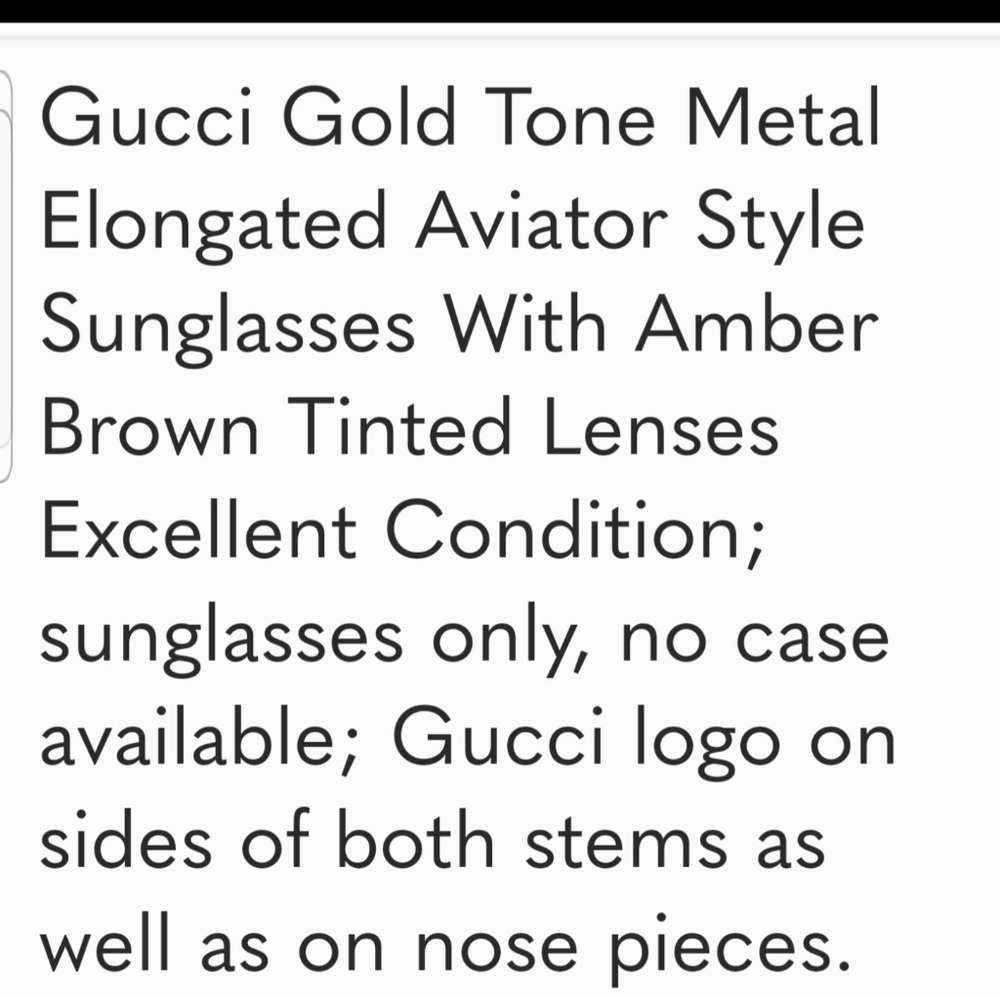 Gucci sun glasses - Picture 7 of 9